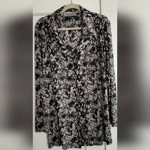 Simonton Snakeskin print tunic